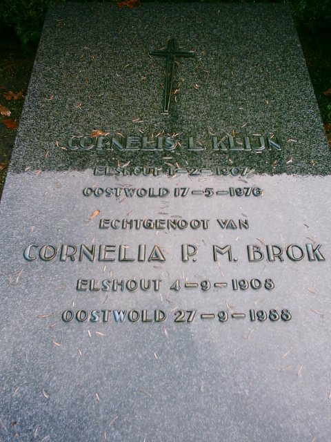 Cornelis Leonardus Klijn en Cornelia Petronella Maria Brok