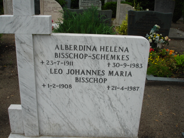 Leo Joannes Maria Bisschop en Alberdina Helena Schemkes