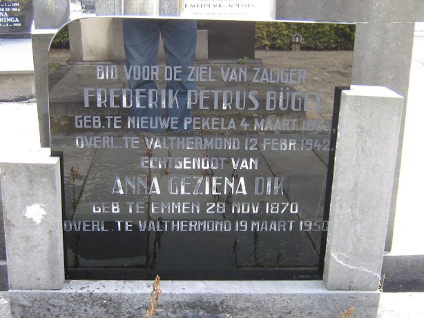 Frederik Petrus Bugel en Anna Gesina Dik