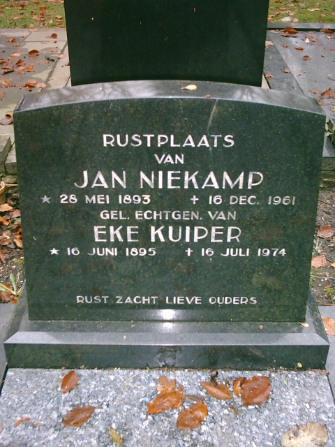 Jan Niekamp en Eke Kuiper