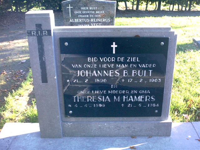 Johannes Bernardus Bult en Theresia Maria Hamers