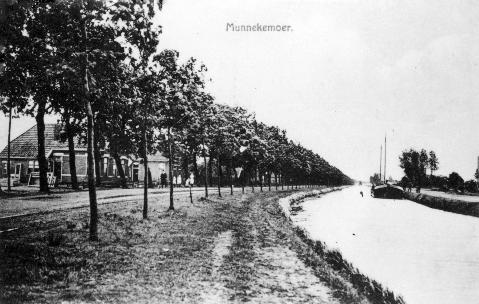 Boerderij van familie Worteboer - van der Werf, omtreeks 1900
